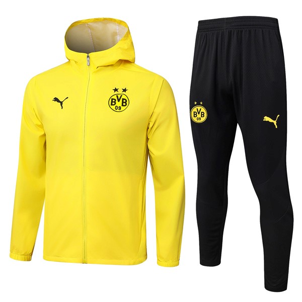 Rompevientos Con Capucha Dortmund Amarillo 2025-2026 5